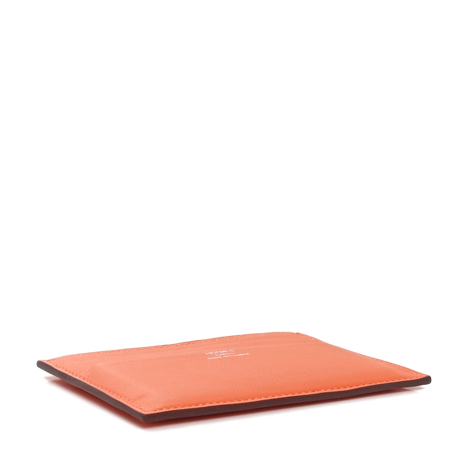 Hermes Swift Citizen Twill Card Case Orange Bleu Riviera Vert Vertigo 4 of 9