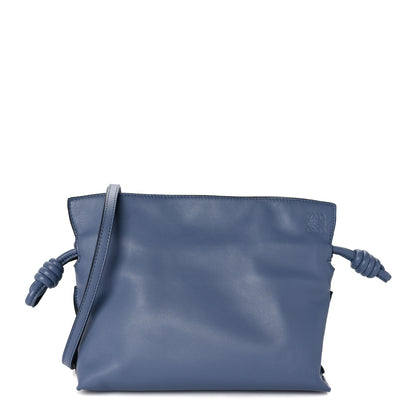 Loewe Calfskin Mini Flamenco Knot Bag Indigo Tan 1 of 11