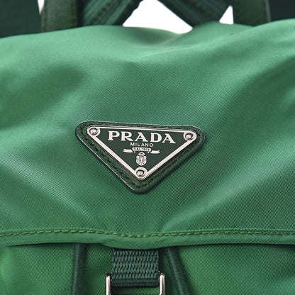 Prada Tessuto Nylon Vela Saffiano Mini Single Snap Buckle Backpack Oleandro 8 of 10