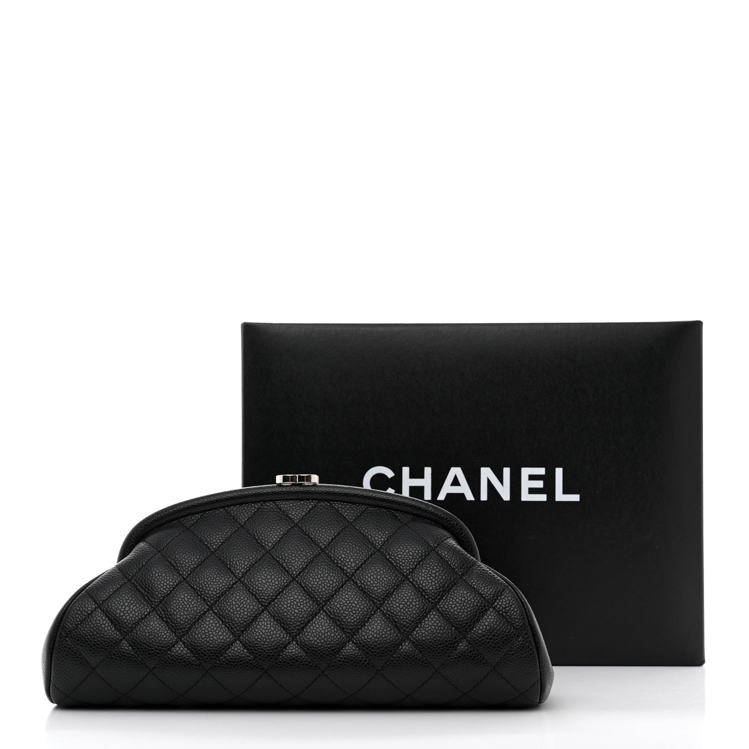 Chanel Caviar Quilted Timeless Clutch Black 9 of 9