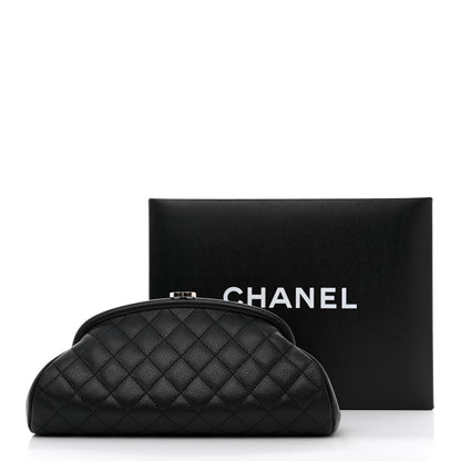 Chanel Caviar Quilted Timeless Clutch Black 9 of 9