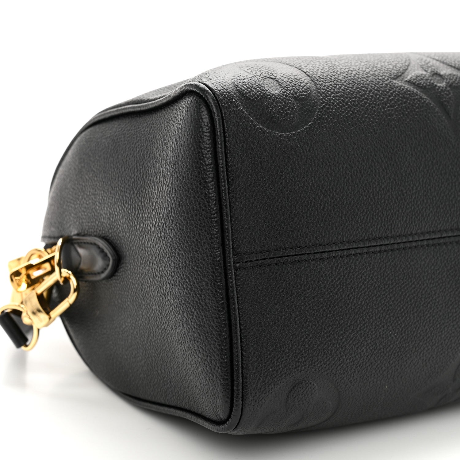 Louis Vuitton Empreinte Monogram Giant Speedy Bandouliere 25 Black 8 of 10