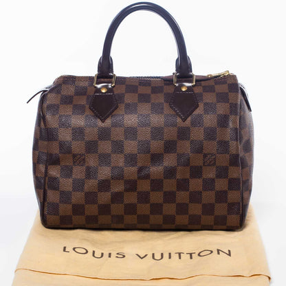 Louis Vuitton Damier Ebene Speedy 25 8 of 8