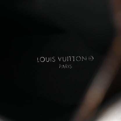 Louis Vuitton Calfskin Monogram Wonderland Flat Ranger Boots 39 Black 6 of 9