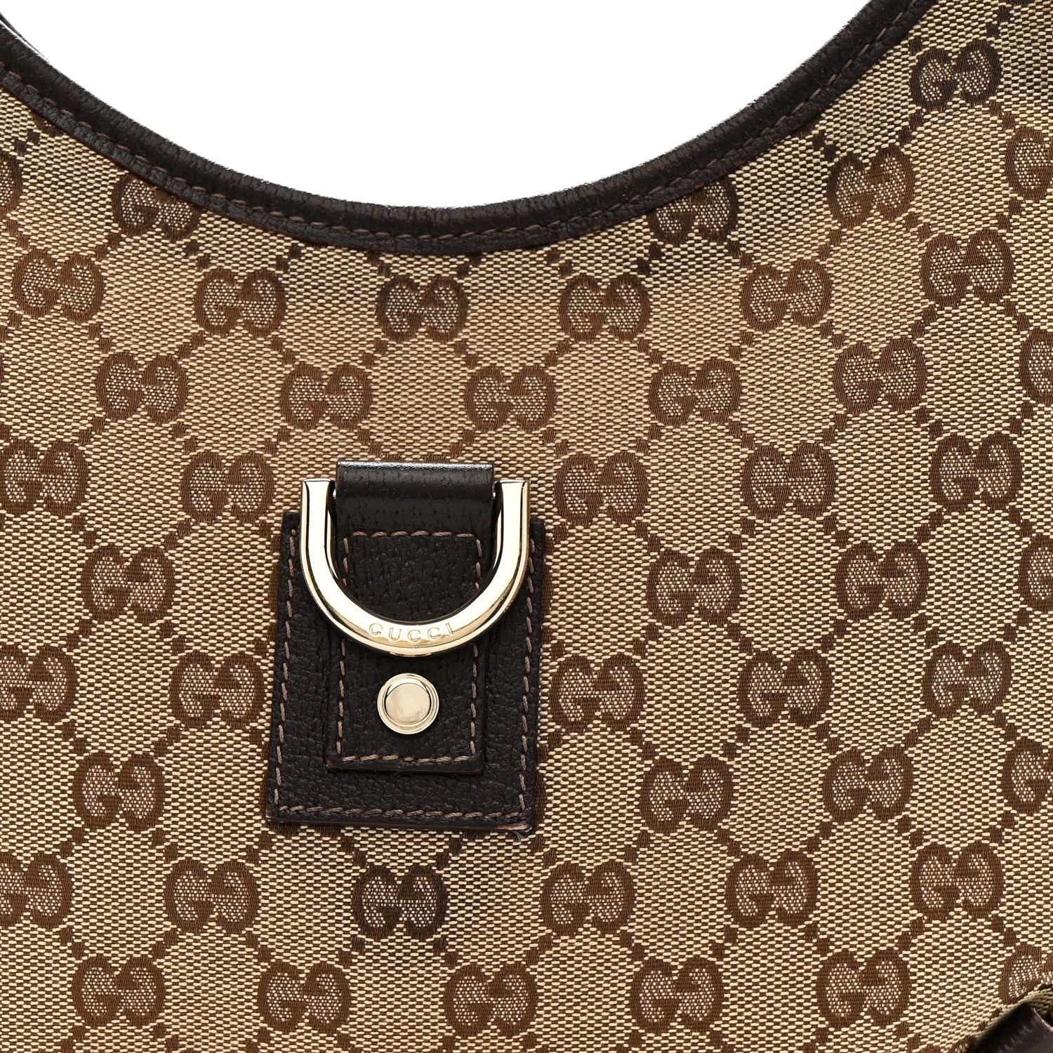 Gucci Monogram Medium Abbey D Ring Hobo Brown 8 of 16