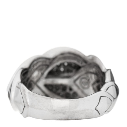John Hardy Sterling Silver Diamond Legends Naga Dragon Scale Ring 54 7 4 of 8