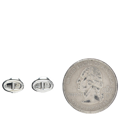 Hermes Sterling Silver TPM Farandole Earrings 2 of 5