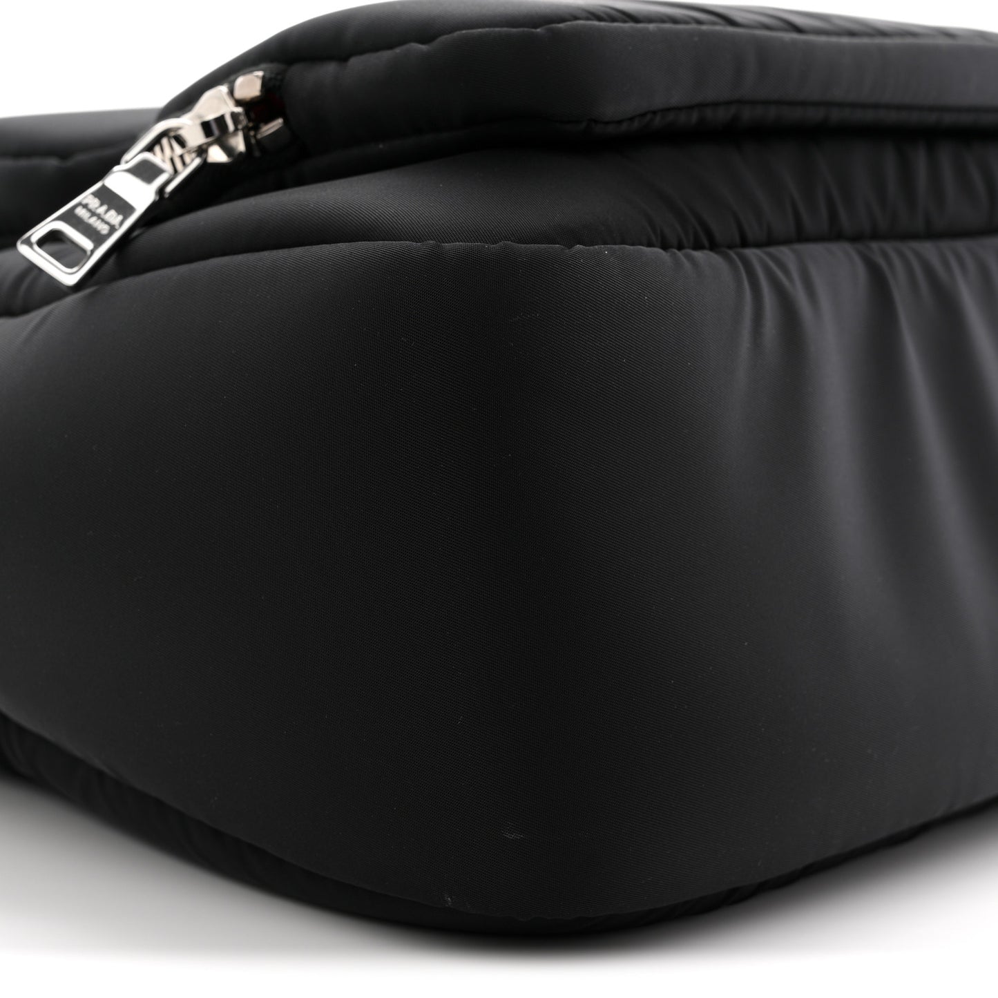 Tessuto Nylon Pocket Cargo Top Handle Bag Black Fuoco