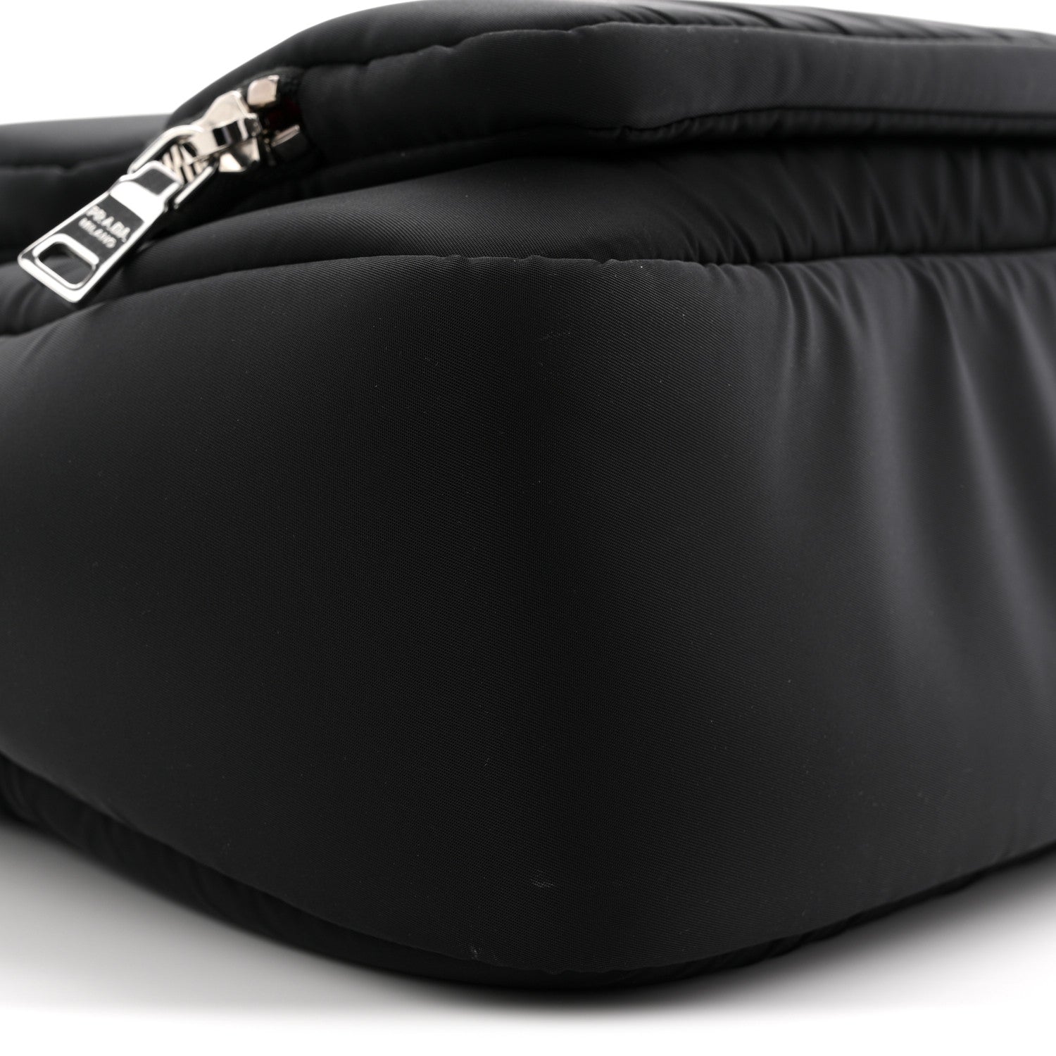 Prada Tessuto Nylon Pocket Cargo Top Handle Bag Black Fuoco 9 of 10