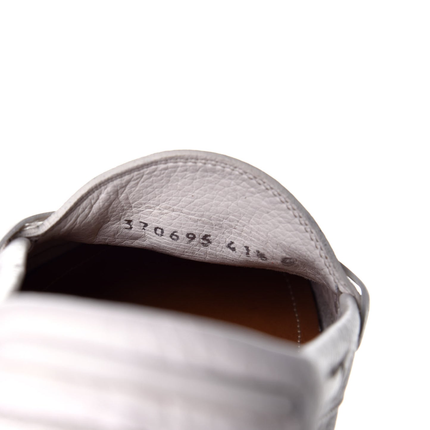 Calfskin Womens Loafers 41 White