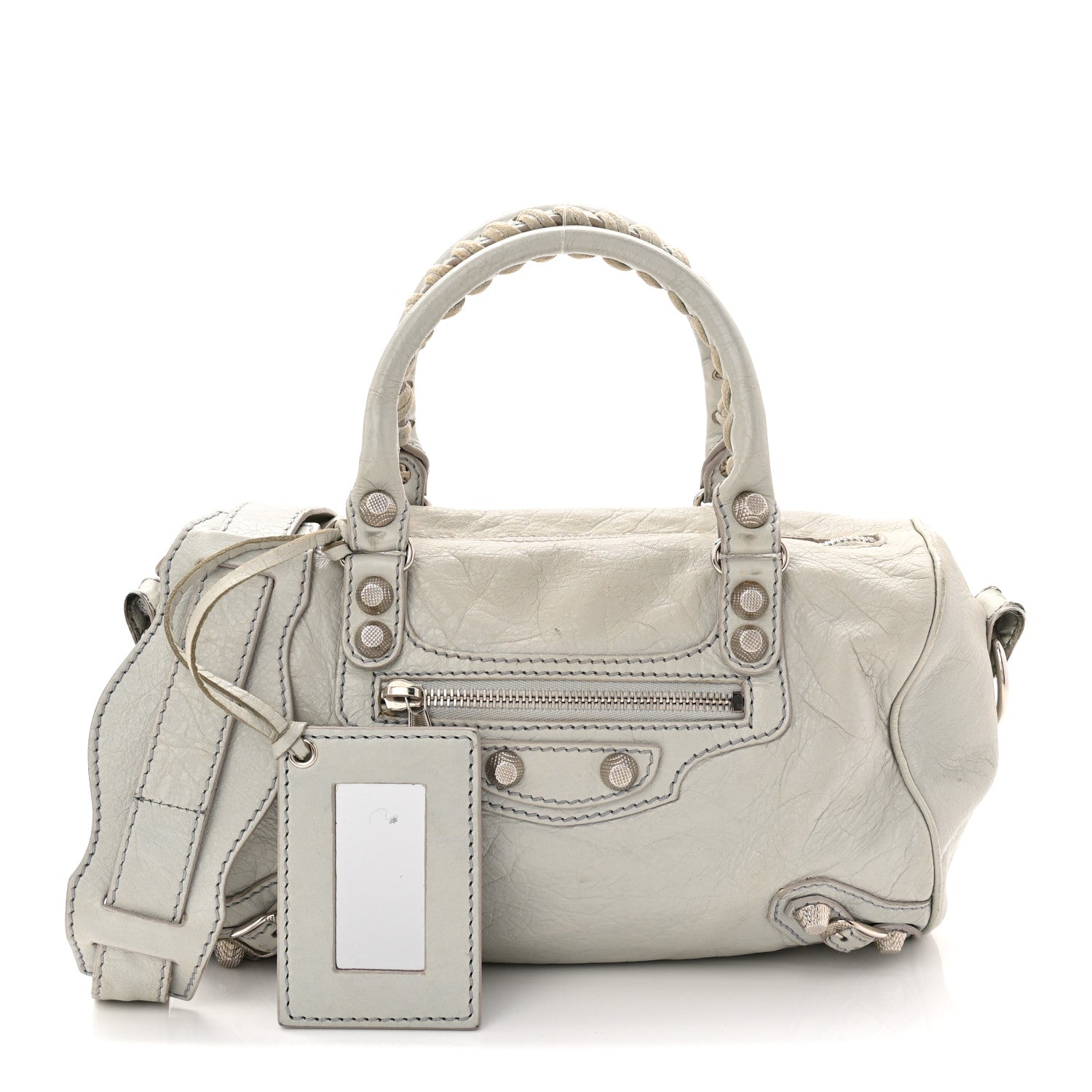 Balenciaga Agneau Giant 12 Silver Hardware Mini Twiggy Gris Glace 3 of 15