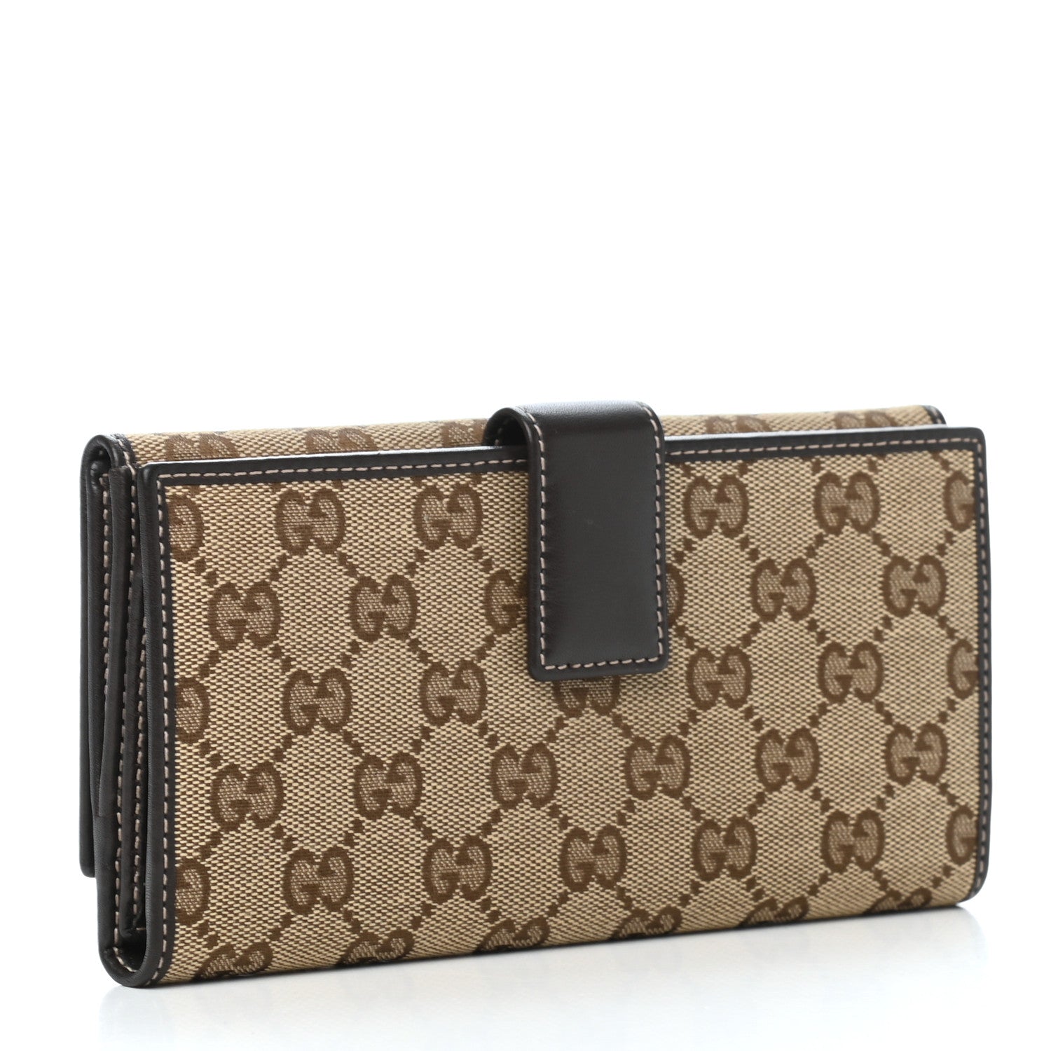 Gucci Monogram Guccioli Brando Chihuahua Continental Wallet Dark Brown 3 of 10