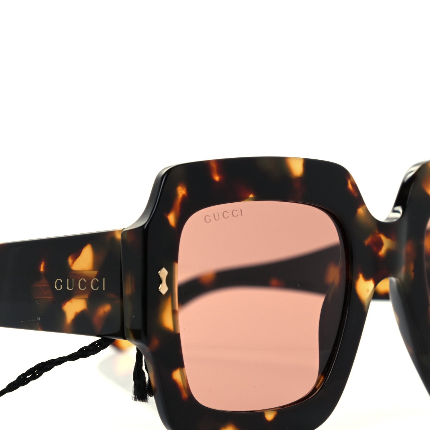 Gucci Square Sunglasses GG1111S Havana 8 of 8