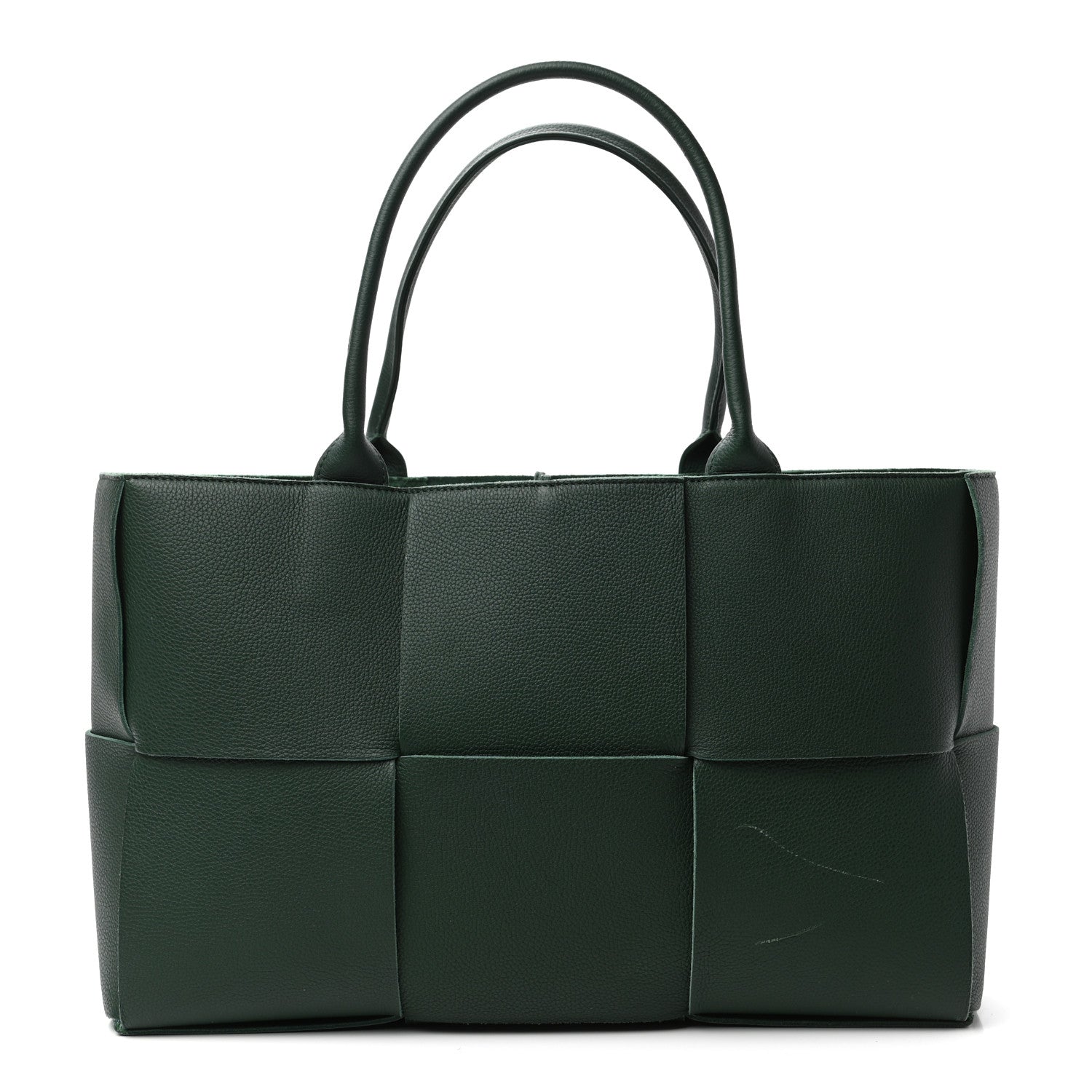 Bottega Veneta Calfskin Maxi Intrecciato Small Arco Tote Raintree 1 of 9