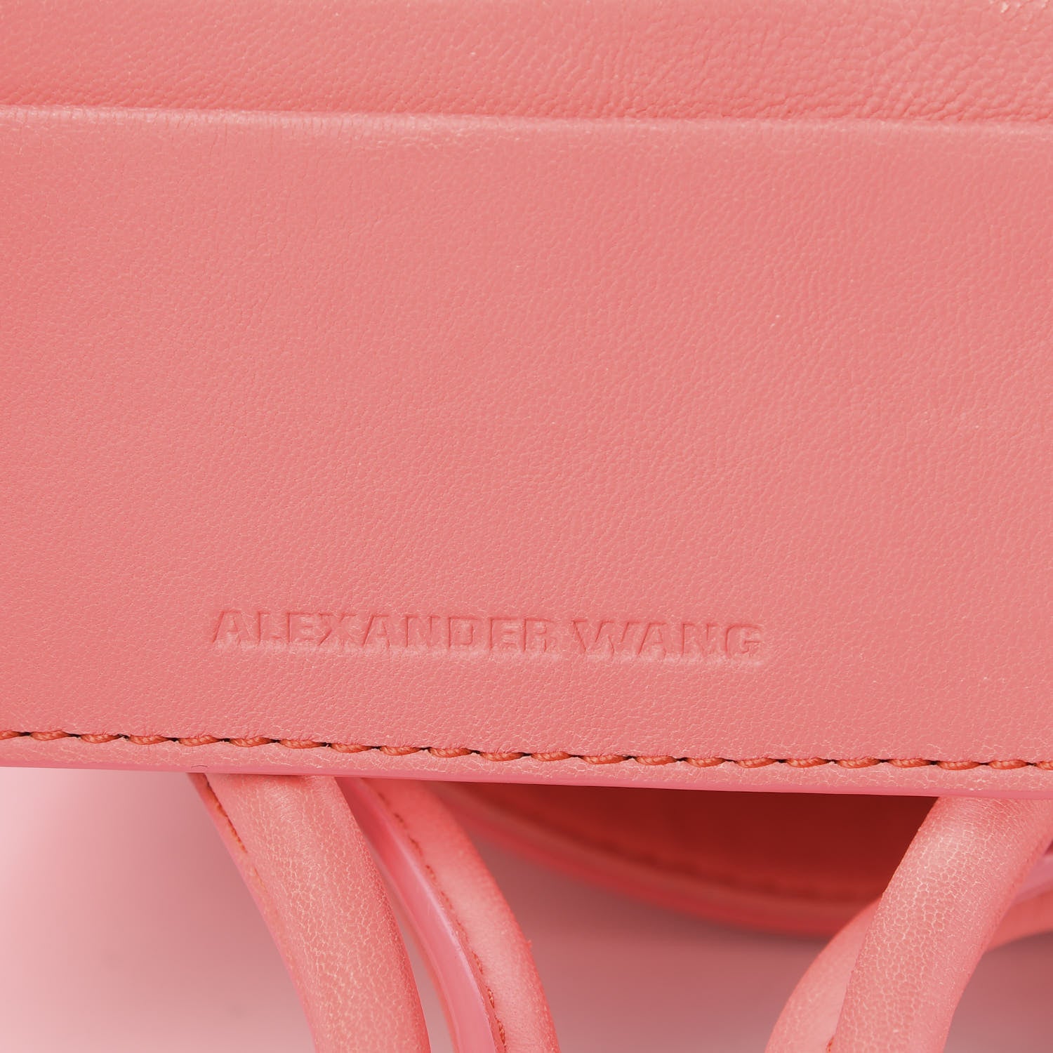 Alexander Wang Calfskin Roxy Mini Chain Bucket Neon Pink Silver Hardware 6 of 13