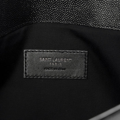 Saint Laurent Grain De Poudre Uptown Pouch Black 6 of 8