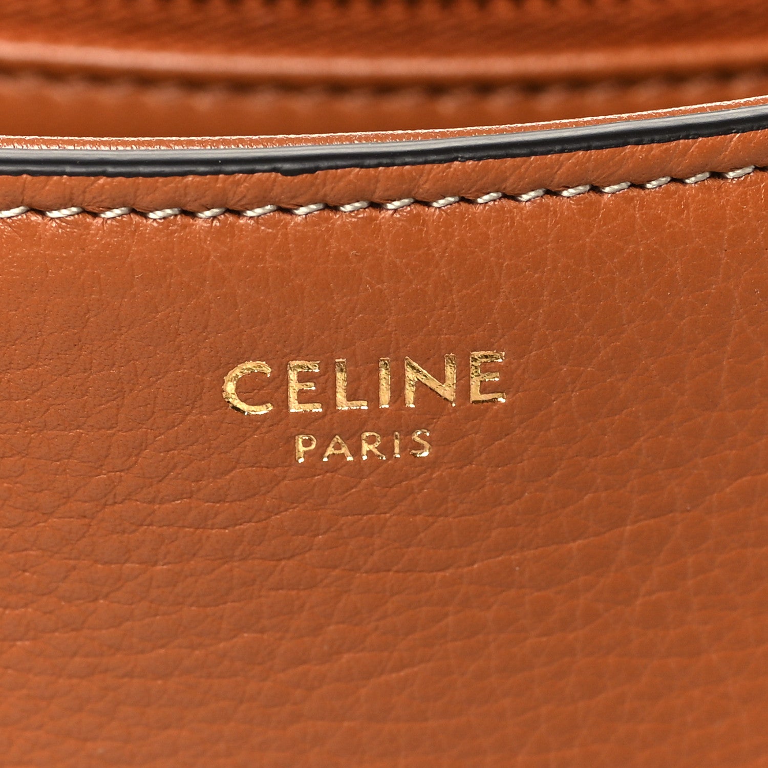 Celine Supple Grained Calfskin Medium Nino Tan 6 of 10