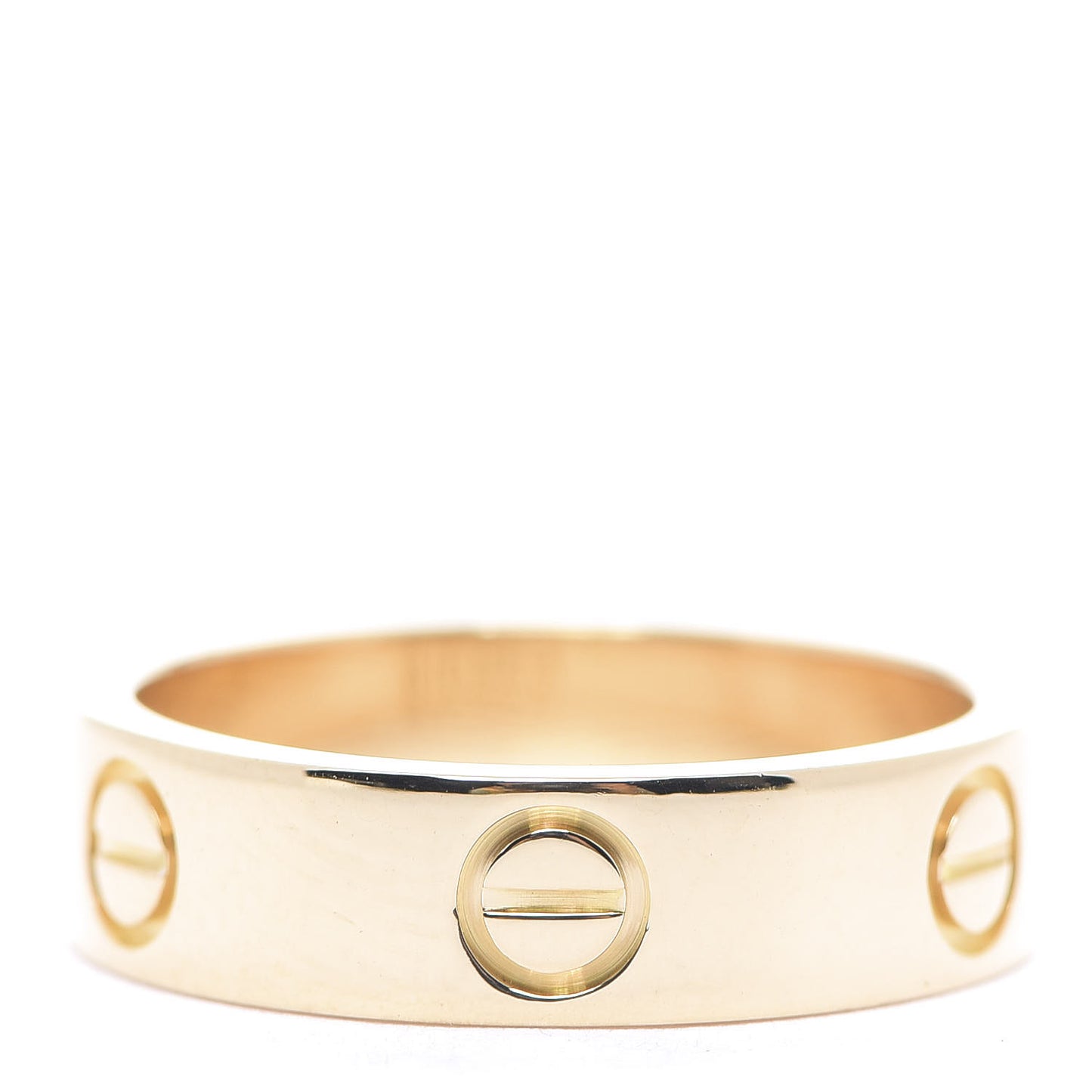 18K Yellow Gold 5.5mm LOVE Ring 55 7.25