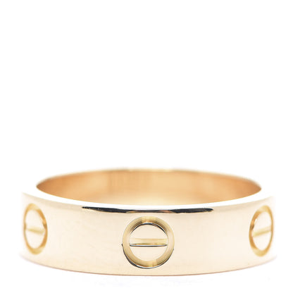 Cartier 18K Yellow Gold 5.5mm LOVE Ring 55 7.25 2 of 4
