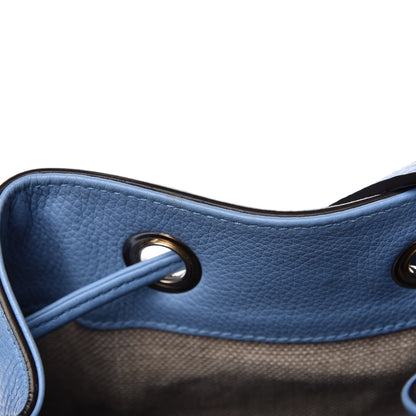 Gucci GG Monogram Calfskin Bucket Bag Blue 10 of 10