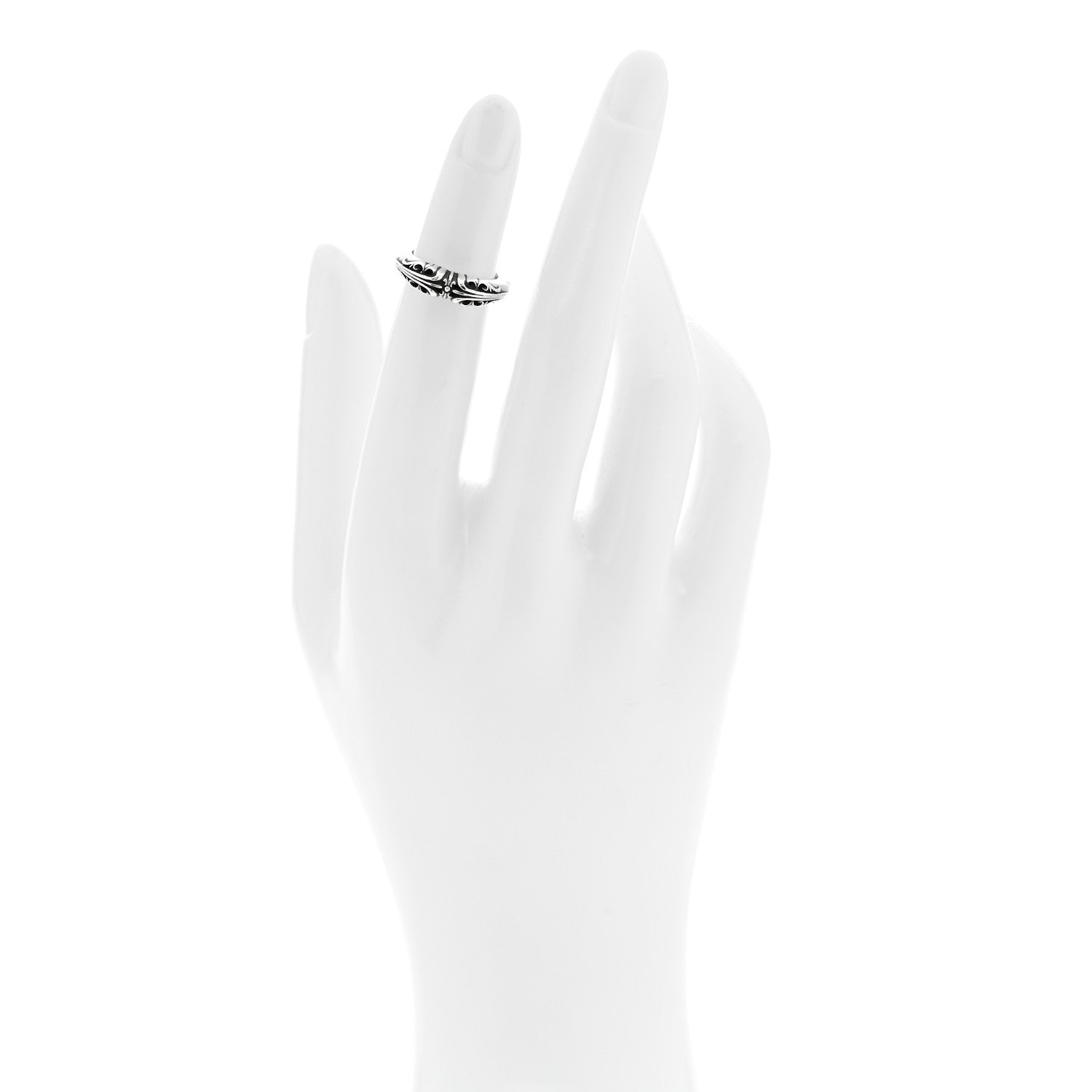 Chrome Hearts Baby Floral Cross Ring 44 3 2 of 5