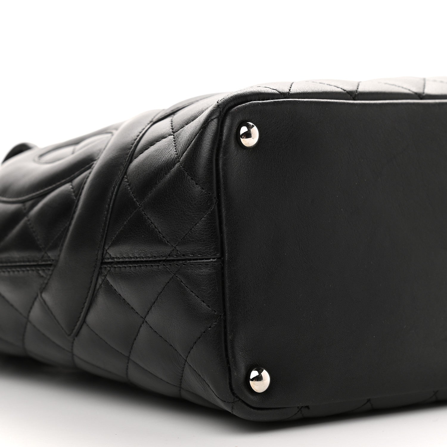 Chanel Calfskin Quilted Medium Cambon Tote Black 8 of 9