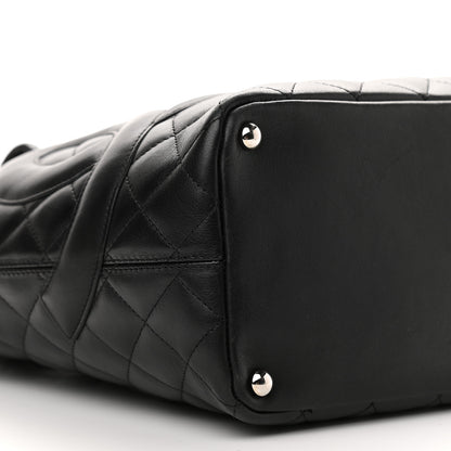 Chanel Calfskin Quilted Medium Cambon Tote Black 8 of 9