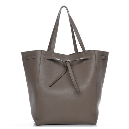 Celine Soft Grained Calfskin Medium Belt Cabas Phantom Taupe 1 of 7