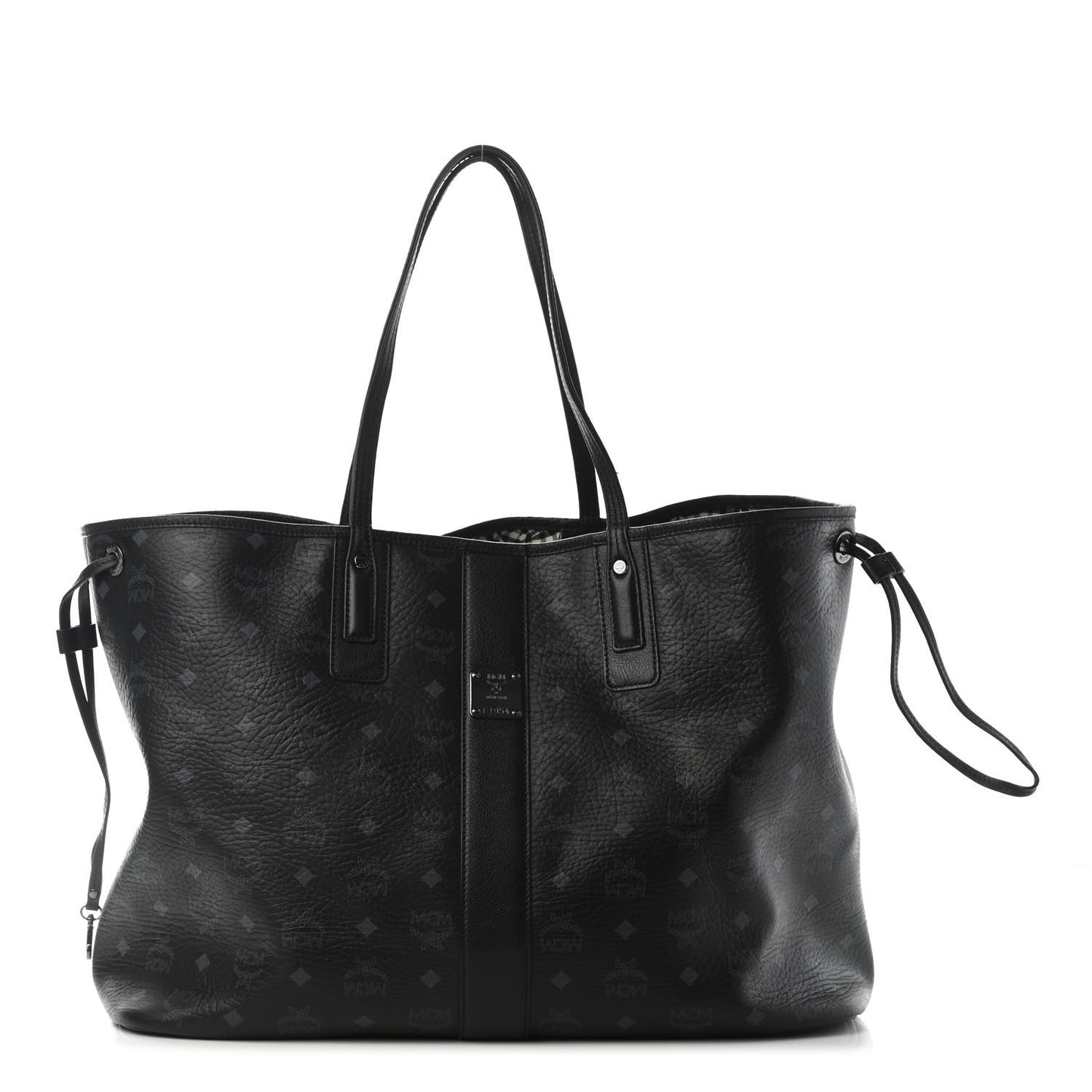 Visetos Large Liz Reversible Shopper Tote Black