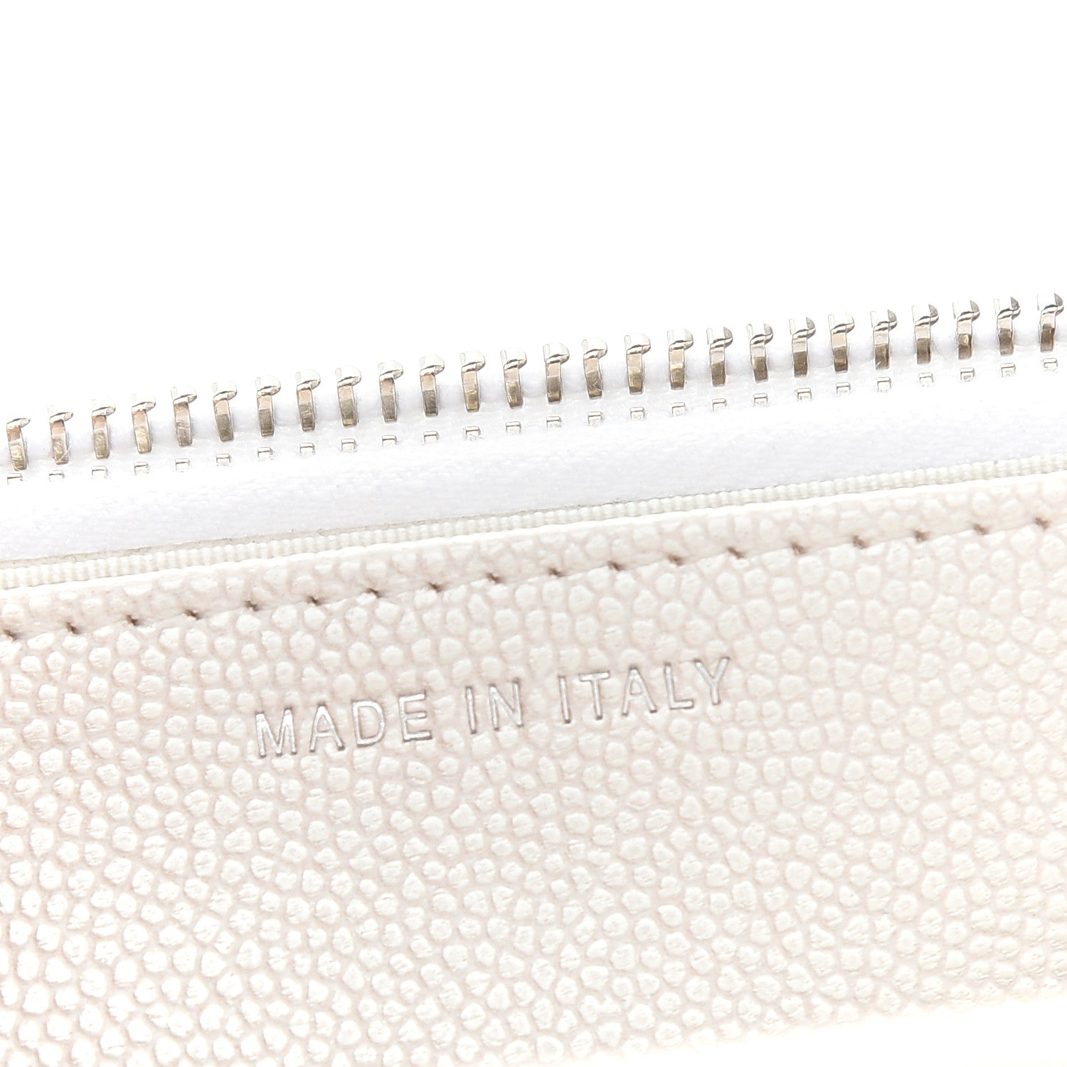 Chanel Iridescent Caviar Quilted Golden Class Wallet On Chain WOC White 7 of 11