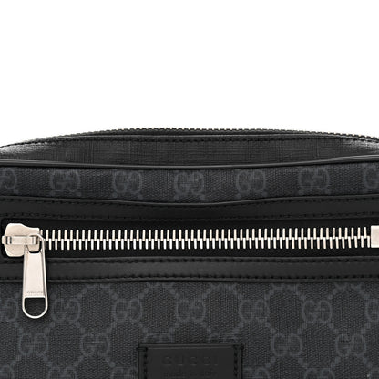 Gucci Soft GG Supreme Monogram Web Belt Bag Black Grey 8 of 10
