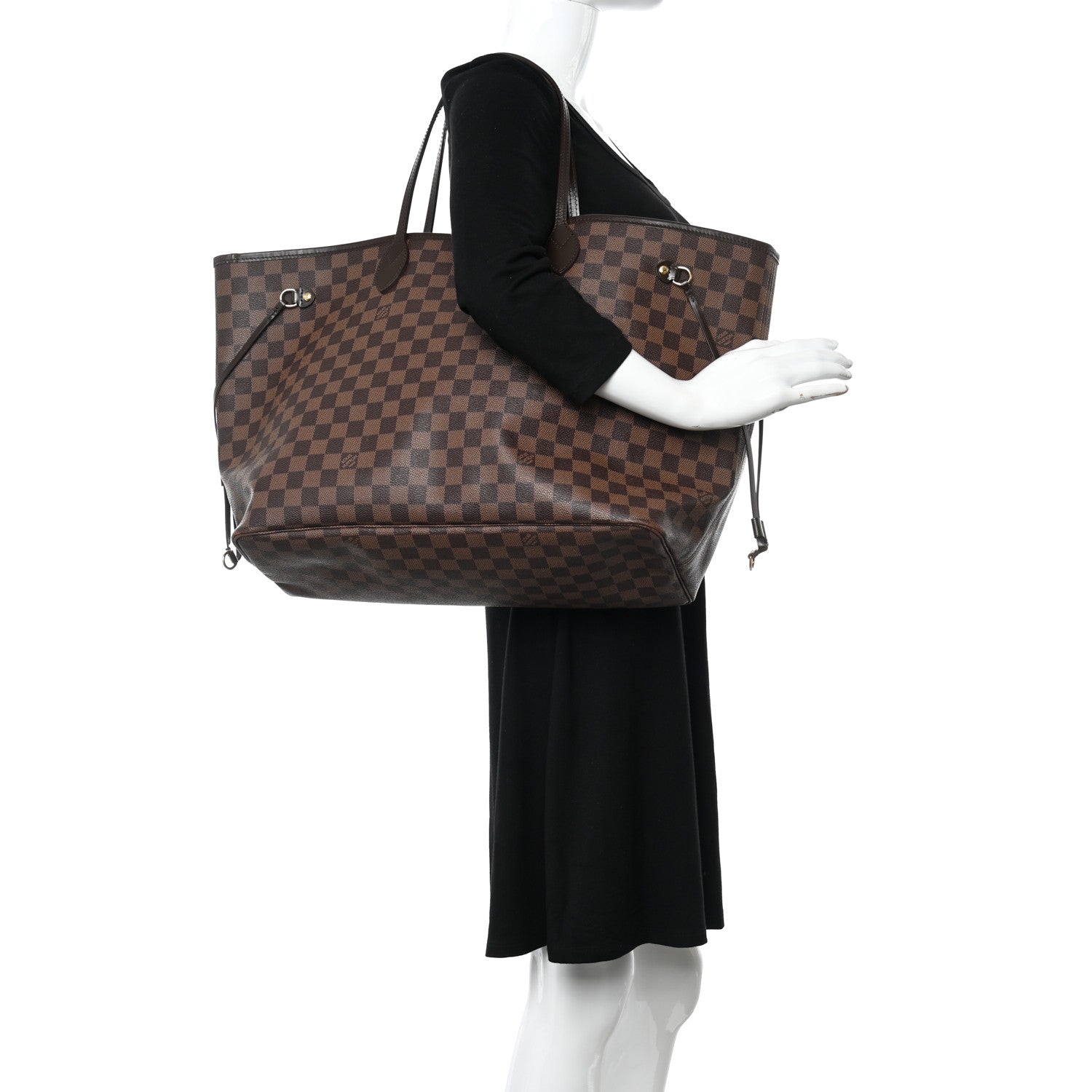 Louis Vuitton Damier Ebene Neverfull GM 2 of 9