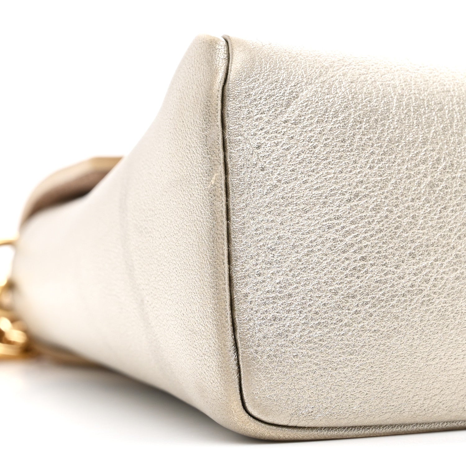 Louis Vuitton Metallic Calfskin Love Note Gold Silver 9 of 10