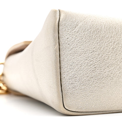 Louis Vuitton Metallic Calfskin Love Note Gold Silver 9 of 10