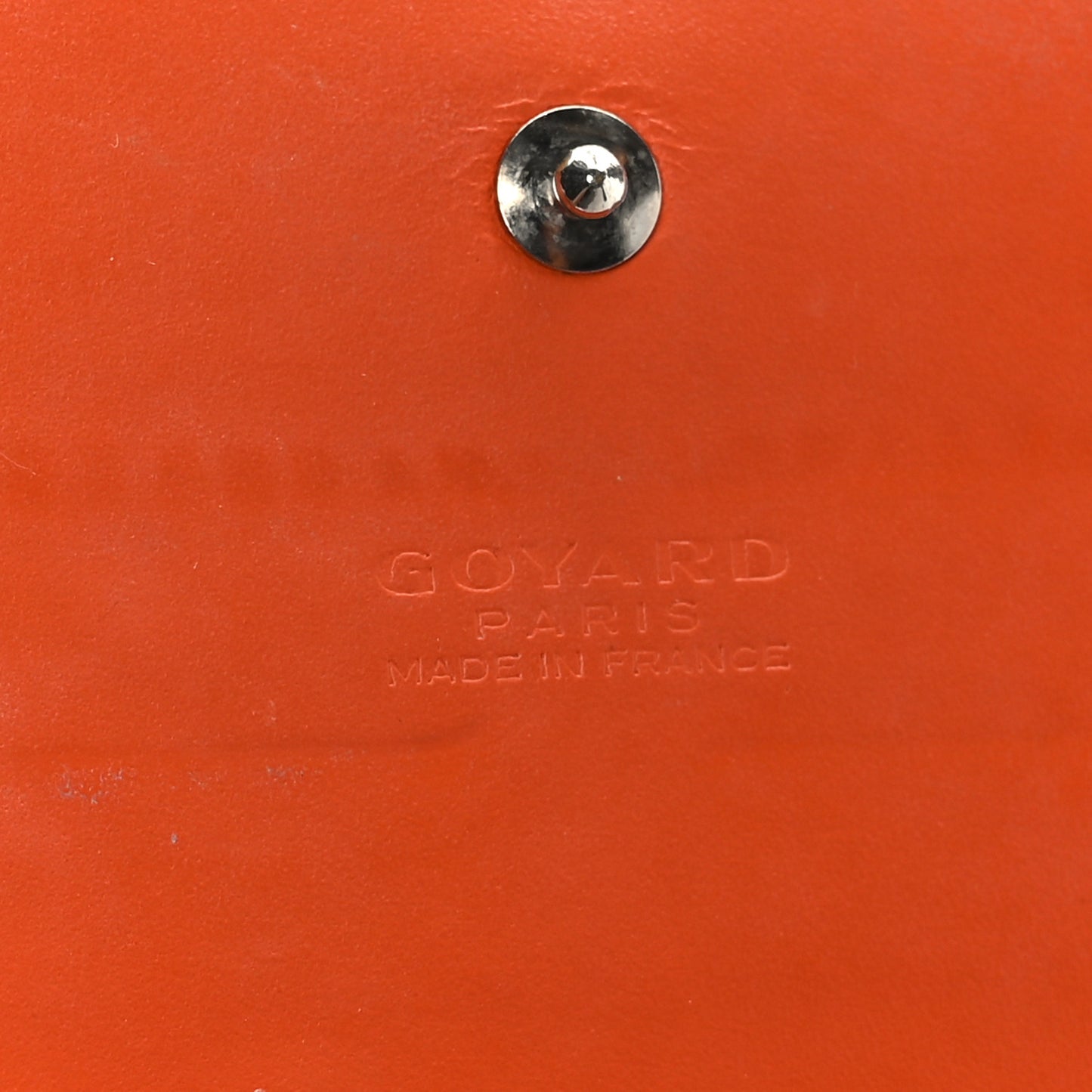 Goyardine Varenne Long Wallet Orange