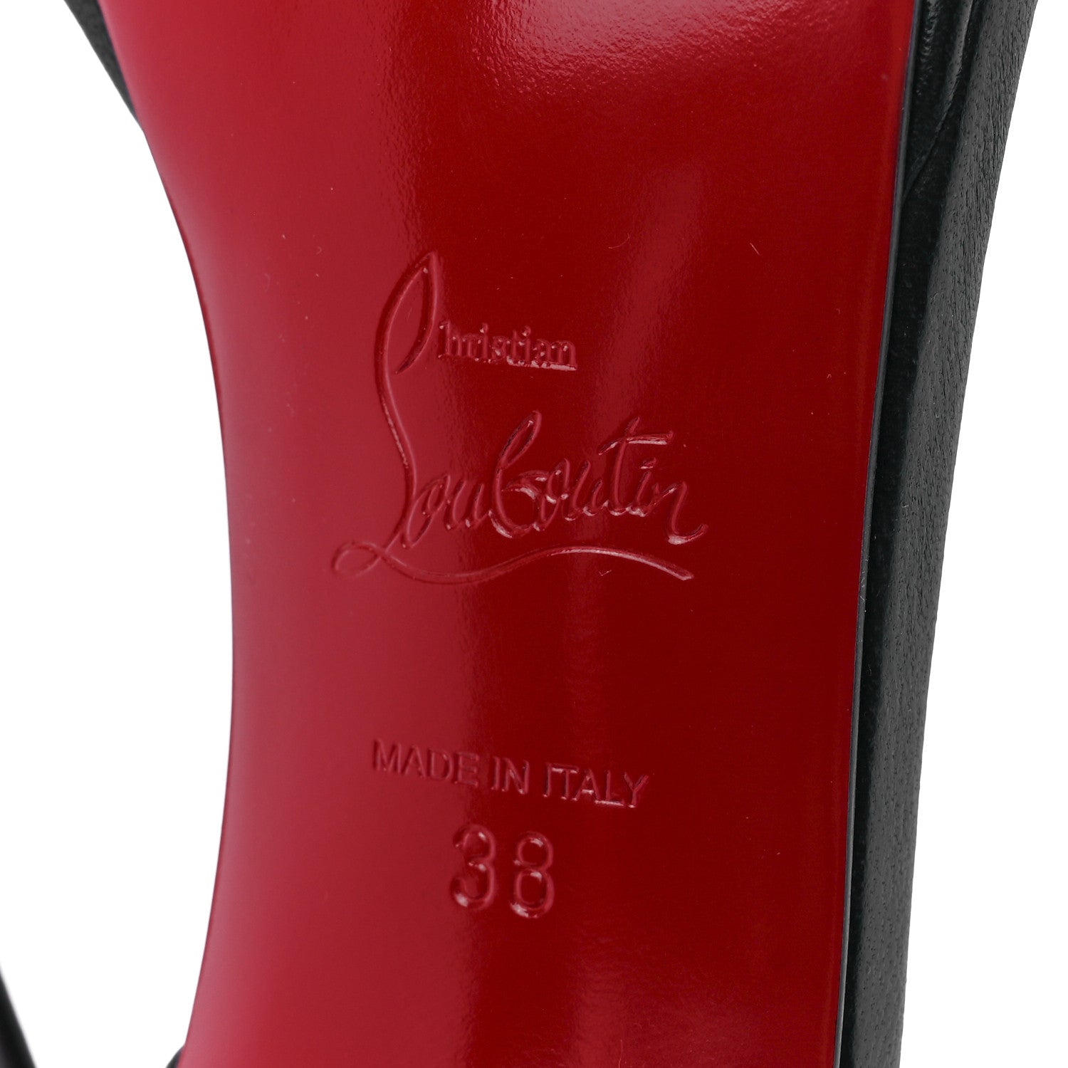 Christian Louboutin Nappa Loubi Queen 120 Pumps 38 Black 6 of 8