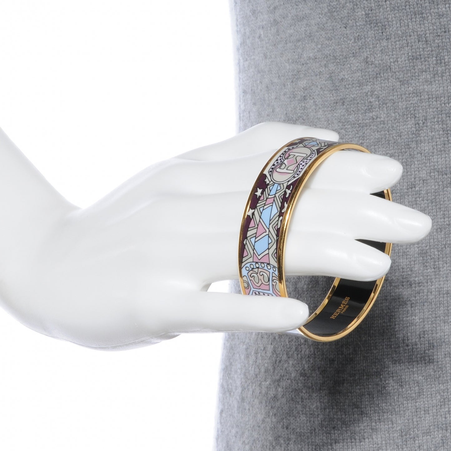Enamel Printed Wide Bracelet 70