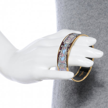 Hermes Enamel Printed Wide Bracelet 70 2 of 6