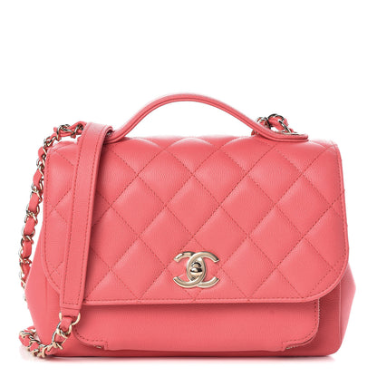 Chanel Caviar Quilted Medium Business Affinity Flap Pink 1 of 10