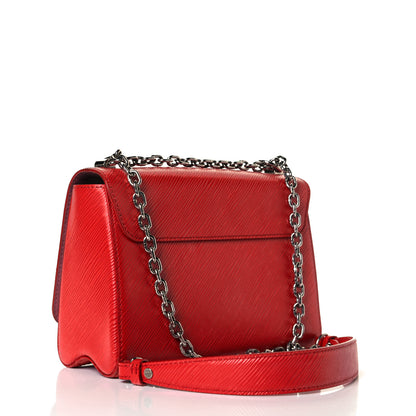 Louis Vuitton Epi Twist Shoulder Bag MM Coquelicot 4 of 8