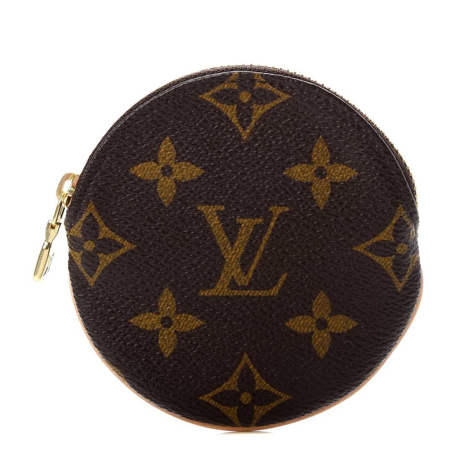 Monogram Round Coin Purse