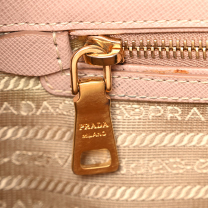 Prada Saffiano Small Galleria Double Zip Tote Cammeo 7 of 11
