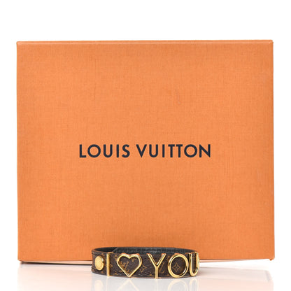 Louis Vuitton Monogram I Love You Bracelet 5 of 5