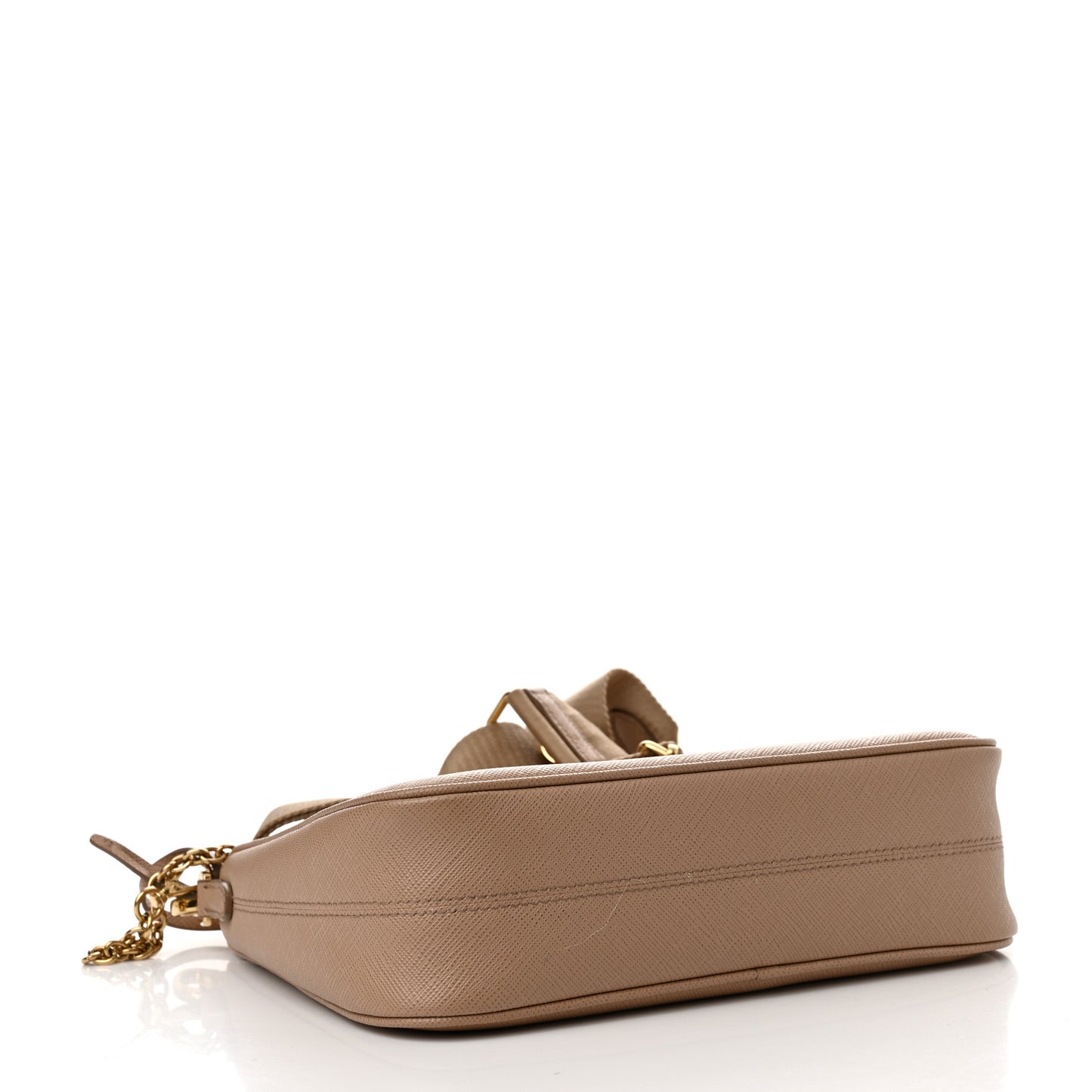 Saffiano Lux Re-Edition 2005 Shoulder Bag Cammeo