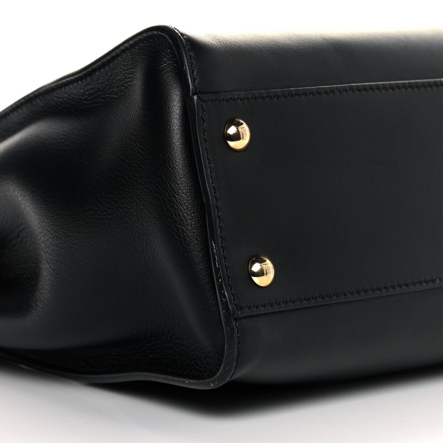 Calfskin Velvet Fun Fair Medium Peekaboo Iconic Satchel Black Tobacco Multicolor