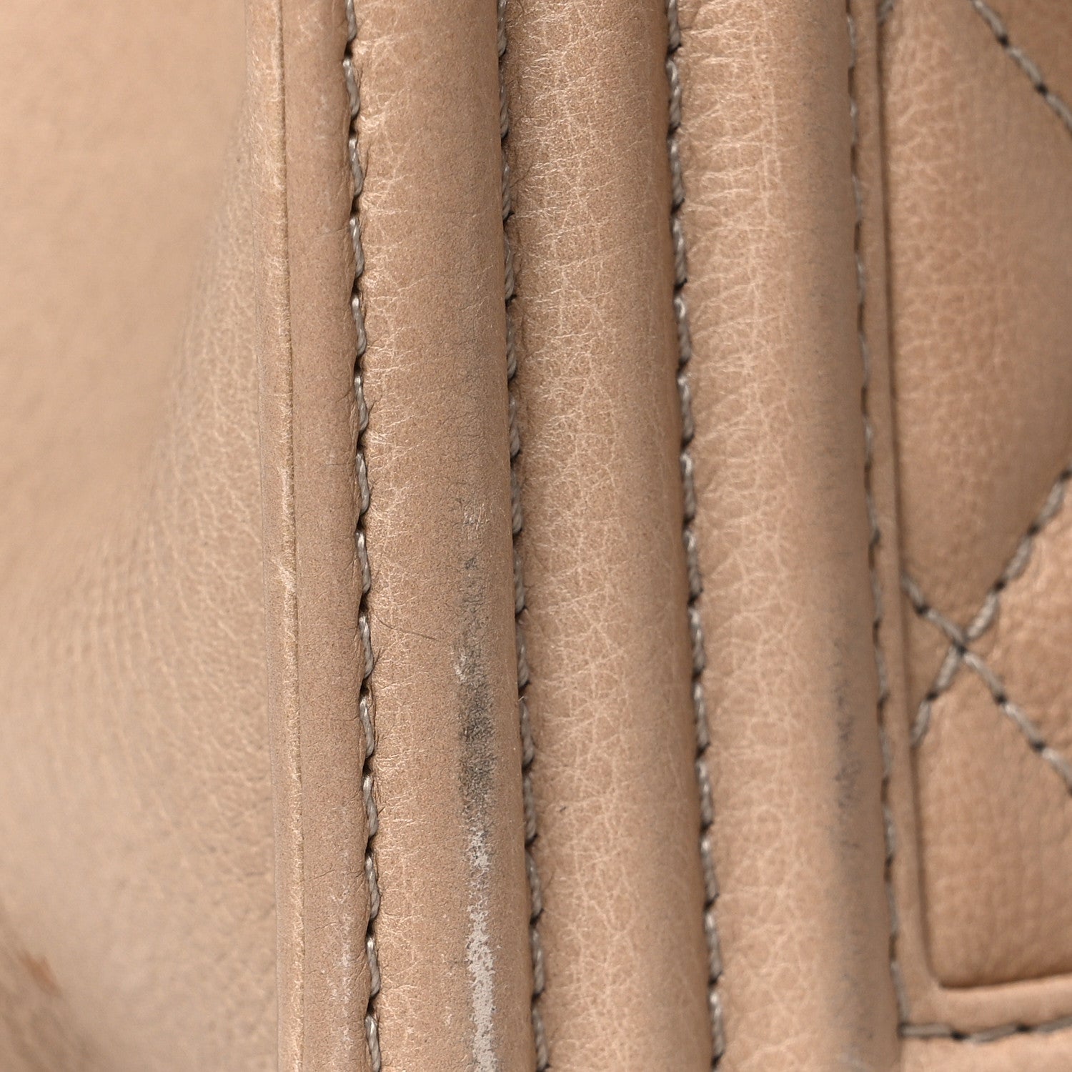 Chanel Lambskin Quilted Medium Boy Flap Beige 11 of 11