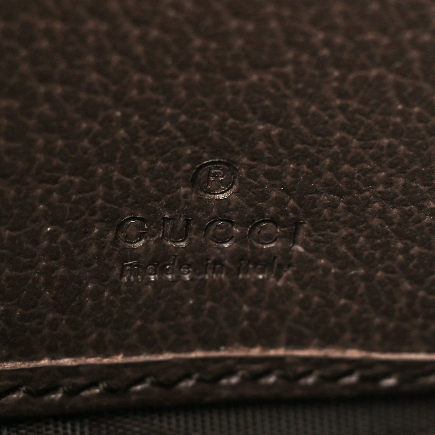 GG Supreme Monogram Web Ophidia Continental Wallet Brown