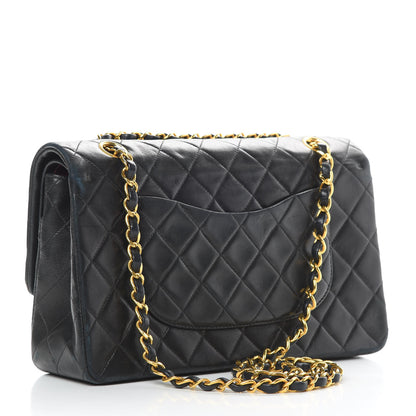 Chanel Lambskin Quilted Medium Double Flap Black 3 of 19