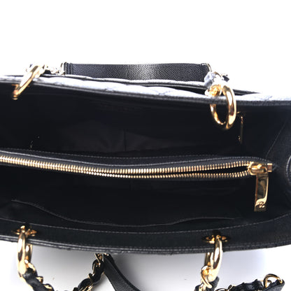 Chanel Caviar Quilted Grand Shopping Tote GST Black 4 of 5