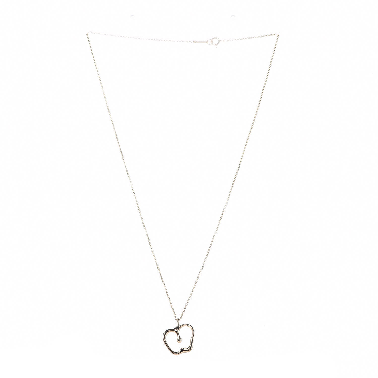 Tiffany 18K Yellow Gold Elsa Peretti Apple Pendant Necklace 3 of 7